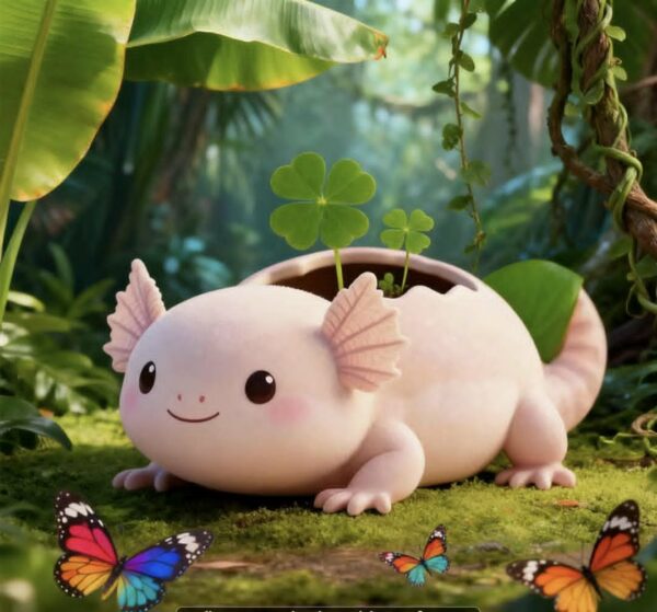 Vidám Axolotl